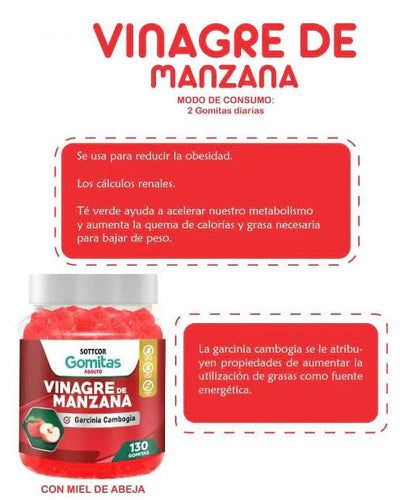 GOMITAS DE VINAGRE DE MANZANA 🍎